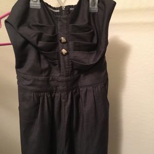 Sleeveless romper, gray